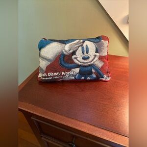 Disney Pillow Walt Disney World An American Tradition Since 1971 Red White Blue